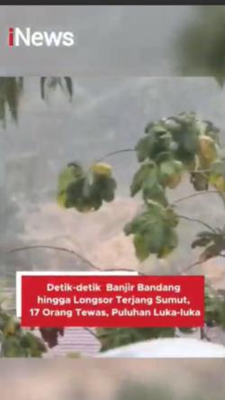 Detik-Detik Banjir Bandang Hingga Longsor Terjang Sumut 17 Orang Tewas Puluhan Luka-luka