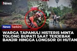 Mendebarkan! Momen Warga Terjebak Banjir-Longsor dalam Hutan di Tapanuli, Minta Tolong Bupati