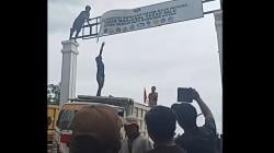 Tolak Relokasi, Warga Rusak Fasilitas Taman Nasional Tesso Nilo Pelalawan<