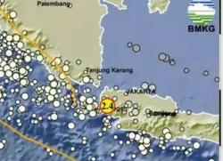 Pusat Gempa Terkini di Rangkasbitung Banten, Cek Magnitudonya! <
