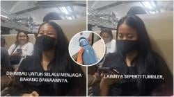 Viral Imbauan Jaga Tumbler Masing-Masing di Kereta, Netizen Syok!