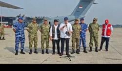 Arahan Prabowo, Teddy Lepas 4 Pesawat Bantuan ke Aceh hingga Sumut