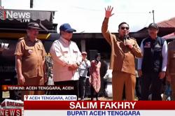 Berapi-api, Momen Bupati Aceh Tenggara Puji Presiden Setinggi Langit di Tengah Pengungsi<