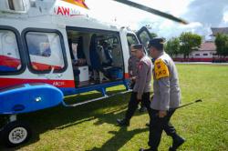 Kapolri Patroli Udara Naik Helikopter Pantau Banjir di Sumut, Kawal Instruksi Presiden<