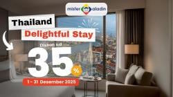 Perjalanan ke Thailand Semakin Terjangkau: Diskon Hotel s.d 35% 