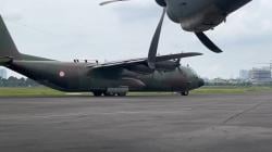 Penyaluran Bantuan Korban Banjir di Sumatera Melalui Pesawat TNI AU Terkendala Jaringan<