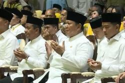 Bareng Gibran, Prabowo Hadiri Doa Bersama HUT ke-61 Golkar