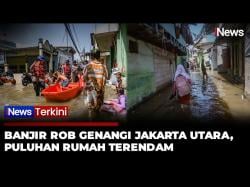 Belasan RT di Jakarta Utara dan Kepulauan Seribu Terendam Banjir Rob