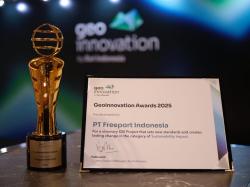 Terapkan Teknologi Geospatial, Freeport Indonesia Raih GeoInnovation Award