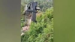 Kecelakaan di Lebak, Mobil Pikap Bermuatan Semen Jatuh ke Jurang<