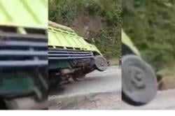 Kecelakaan Beruntun 3 Truk di Lampung Selatan, Arus Lalin Jalinsum Lumpuh Total