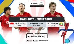 Jadwal dan Link Live Streaming Timnas Indonesia U-22 vs Myanmar U-22, Ekslusif di Vision+