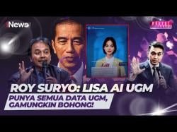 Roy Suryo Bahas Lisa AI Buatan UGM yang Sebut Jokowi Bukan Alumni UGM