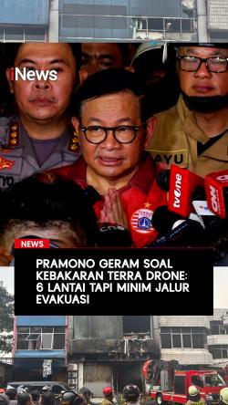 Pramono Anung Geram soal Kebakaran 6 Lantai Tapi Minim Jalur Evakuasi