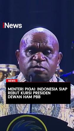 Menteri Pigai Indonesia Siap Rebut Kursi Presiden Dewan HAM PBB