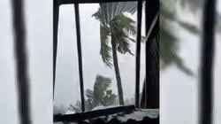 Hujan Disertai Angin Kencang Terjang Barru, 10 Rumah Rusak dan Pohon Tumbang<