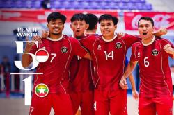 Timnas Futsal Indonesia Hancurkan Myanmar Dihajar 5-1 di Laga Perdana SEA Games 2025
