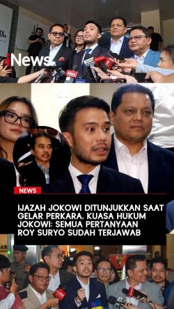 Ijazah Jokowi Ditunjukkan saat Gelar Perkara Kuasa Hukum Jokowi: Semua Pertanyaan Roy Suryo Sudah Terjawab