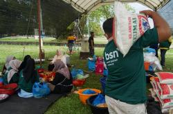 Posko Dapur Umum untuk Korban Bencana Aceh
