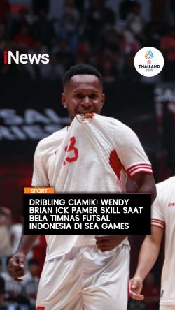 Dribling Ciamik Wendy Brian Ick Pamer Skill saat Bela Timnas Futsal Indonesia di SEA Games