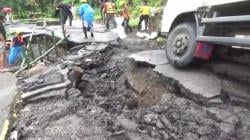 Jalan Nasional Sukabumi Ambles, Akses Wisata Geopark Ciletuh Putus Total<