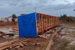 Polri Bangun MCK di Aceh Tamiang untuk Warga Terdampak Pascabencana<