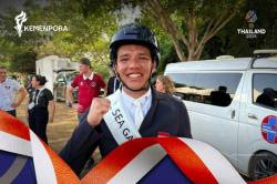 Emas Ke-87 Indonesia di SEA Games 2025 Hadir dari Atlet Berkuda Brayen Nathan Coolen