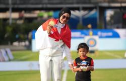 Kisah Diananda Choirunisa: Kalahkan Morning Sickness, Raih 2 Emas SEA Games 2025 saat Hamil 2 Minggu
