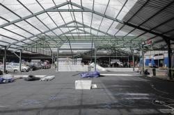 Usai Kebakaran, Pedagang Pasar Induk Kramat Jati Mulai Pindah ke Tempat Penampungan Sementara