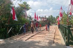 TNI Rampung Bangun Jembatan Bailey ke-10 di Bireuen, Akses 2 Desa Kembali Tersambung