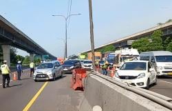 Tol Japek Padat, Contraflow Diterapkan di KM 47-65