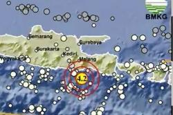 Gempa Hari Ini M 4,2 Guncang Malang, Berpusat di Laut<