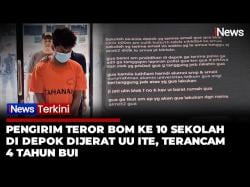 Viral! Email Ancaman Bom ke 10 Sekolah di Depok, Pelaku Terancam 4 Tahun Bui