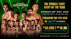 Fury Redemption Guncang Akhir Tahun! 11 Laga Panas Terjadi di RCTI+