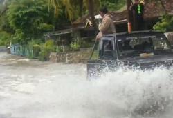 Banjir Rendam Jalur Pantai Baron Gunungkidul, Arus Lalin sempat Dialihkan