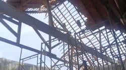 Atap Gedung Baru SMAN 1 Wiradesa Jateng Roboh, 2 Pekerja Terluka<