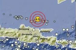 Gempa Hari Ini Magnitudo 4,8 Guncang Tuban Jatim<