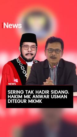 Sering Tak Hadir Sidang, Hakim MK Anwar Usman Ditegur MKMK