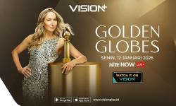 Jadi Presenter, Lisa BLACKPINK Tampil di Golden Globes Nonton Streaming di VISION+