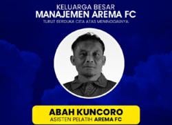 Arema FC Berduka, Asisten Pelatih Kuncoro Meninggal usai Kolaps Saat Laga Persahabatan