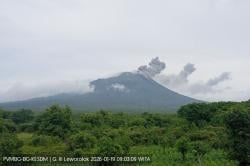 Gunung Ile Lewotolok di NTT Meletus, Kolom Abu Capai 500 Meter<