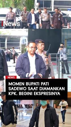 Momen Bupati Pati Sudewo saat Diamankan KPK Begini Ekspresinya