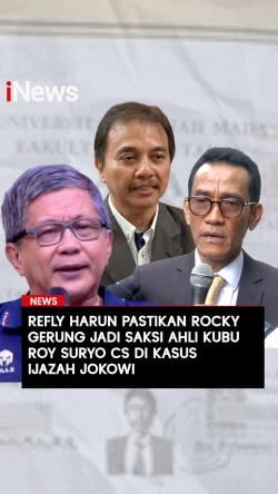 Refly Harun Pastikan Rocky Gerung Jadi Saksi Ahli Kubu Roy Suryo Cs di Kasus Ijazah Jokowi