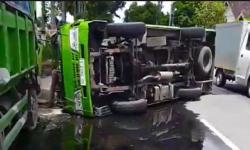 Kecelakaan Minibus Rombongan Santri Kediri Terguling di Tulungagung, 8 Luka-Luka<