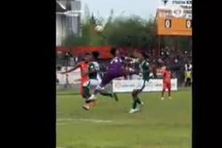 Kondisi Terkini Rizal Pemain Persikaba usai Kena Tendangan Kungfu Kiper PSIR