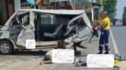 Gran Max Tabrak Truk di Pasuruan, 1 Orang Tewas 4 Luka-Luka<