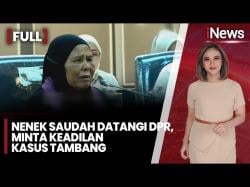 Nenek Penolak Tambang Menangis Minta Keadilan Di DPR RI