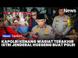 Kapolri Kenang Wasiat Terakhir Istri Jenderal Hoegeng: Titip Polri! Jaga Integritas