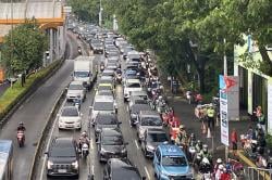 Jelang Final Piala Asia Futsal 2026 Indonesia Vs Iran, Lalin di Sekitar GBK Macet