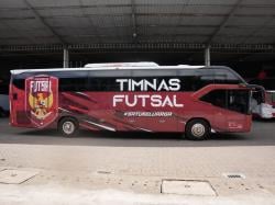 Bus Baru Timnas Futsal Hadir, Semangat Juang Atlet Putra dan Putri Makin Menggebu